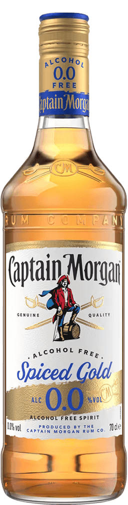 a zero-proof rum cocktail with a lime