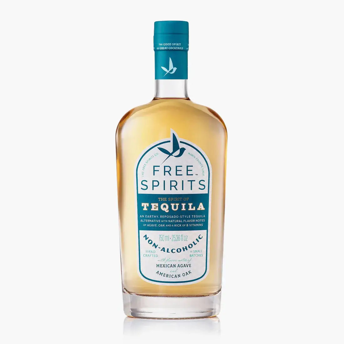 alcohol-free tequila shots with salt and limes