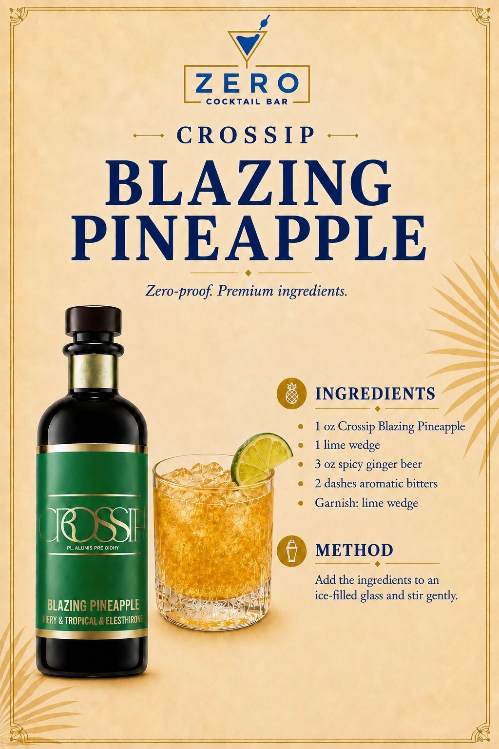 Blazing Pineapple Cocktail