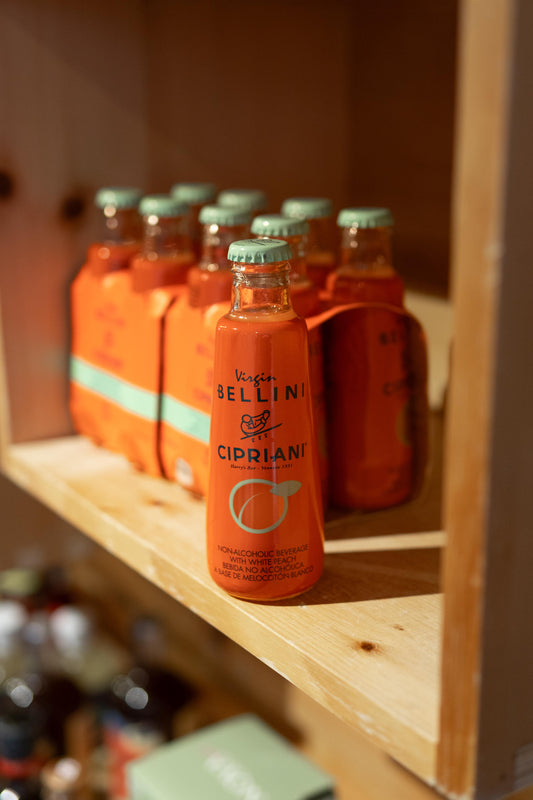 Peach Bellini - ZERO Cocktail Bar, Tasting Room & Bottle Shop