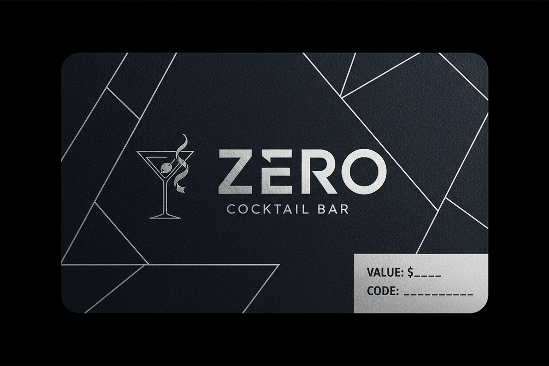 GIFT CARD FOR ZERO COCKTAIL BAR